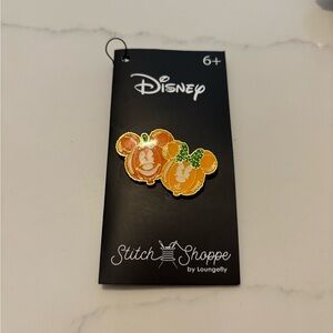 Disney Stitch Shoppe by Loungefly Halloween-themed enamel pin Mickey & Minnie